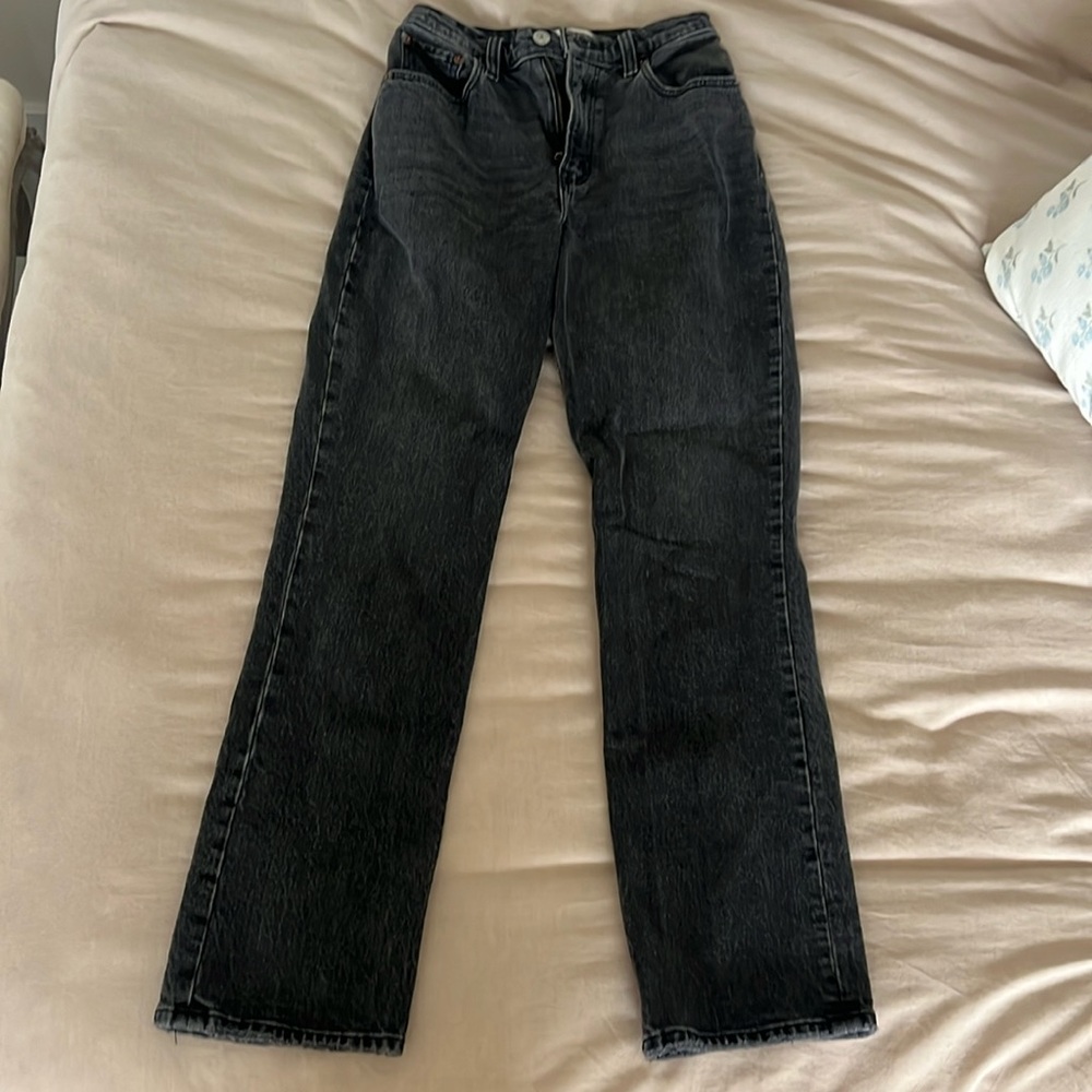 Abercrombie 90s straight ultra high rise size 24 curve love